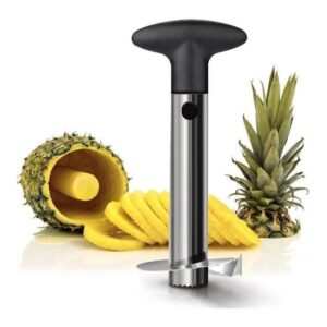 Descorazonador y rebanador de piña