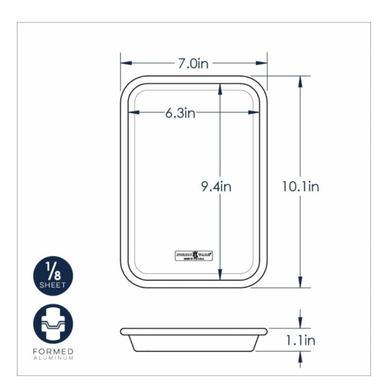 Bandeja de aluminio para honear - Imagen 5
