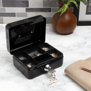 Caja de metal para dinero