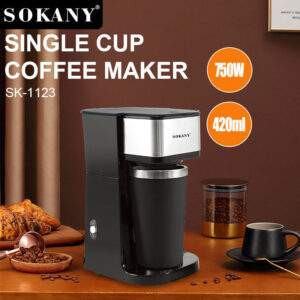 Cafetera de una taza + tumbler