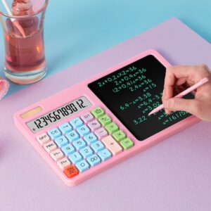 Calculadora con pantalla para notas