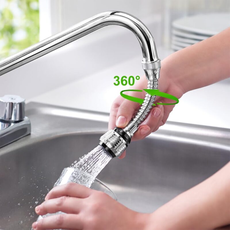 Extensor de grifo con rotación de 360 grados