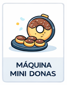 Máquina mini donas