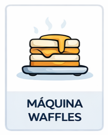 Máquina waffles