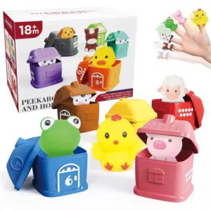 Juguete educativo Peekaboo Animales y Casas