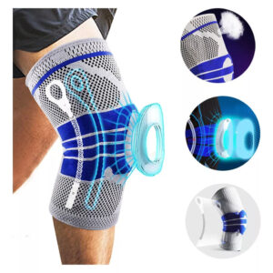 Rodillera con refuerzo lateral y protección de rótula