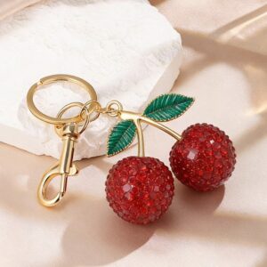 Llavero cherry con brillos